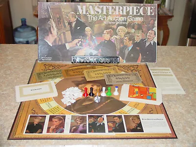 Masterpiece Art Auction Board Game 1970  Parker Brothers ANTIQUE COMPLETE • $39.95