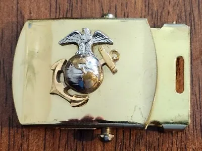 Marine Corps Belt Buckle Brass Made In USA • $29.99