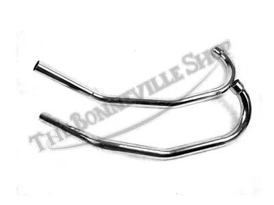 Triumph Thruxton Style Swept-back Exhaust Pipes Headers Pn# 70-5957 70-5958 Sw • $364.22