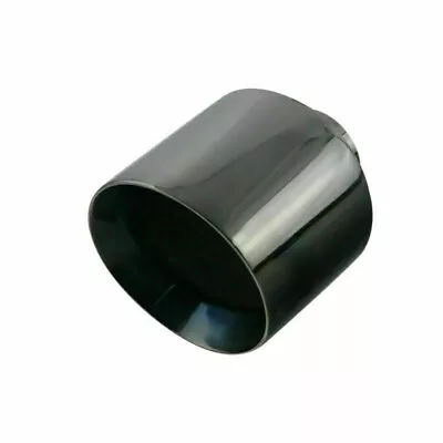 Universal 3'' Inlet 5'' Outlet Exhaust End Tips Muffler Black Exhaust Tip 5inch • $49.89