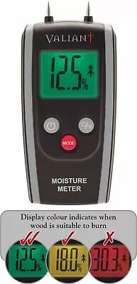 Valiant Moisture Meter For Wood Logs And Firewood Timber And Brickwork • £19.99