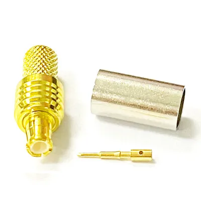 $1.19 • Buy MCX MALE Plug RF Coax Connector ST Crimp For RG58 RG142 Cable Goldplated NEW