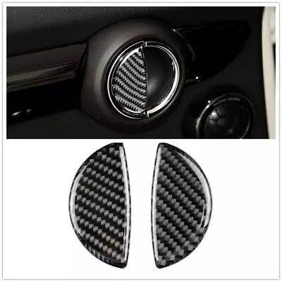 Carbon Fiber Door Handle Frame Cover For Mini Cooper R55/R56/R60/R61/F55 Black • $10.51