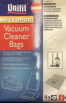 Bosch Tyoe P Micropor Vacuum Bags • £8.50