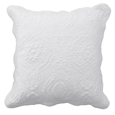 Bianca Cordelia Matching European Pillowcase 65x65cm Square Pillow Cover White • $33