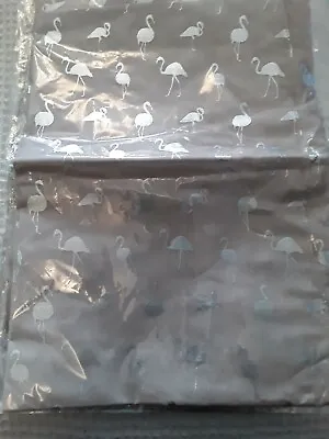 £2 • Buy Soft Cotton Scarf With Silver Flamingos 