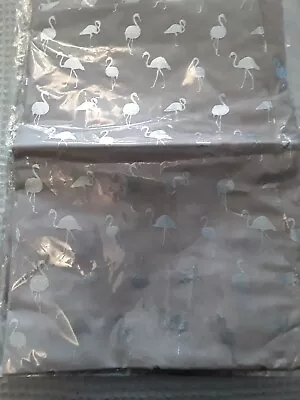£2 • Buy Soft Cotton Scarf With Silver Flamingos 