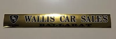 Mazda Dealer Sticker Wallis Car Sales Rotary RX2 RX3 R100 808 Old School • $28