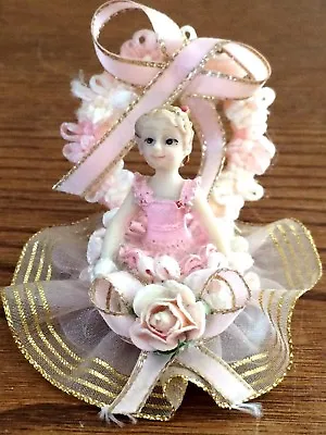 Vintage Miniature Ballerina Hand Made  Figurine/Cake Topper Collectible Rare! • $6.79