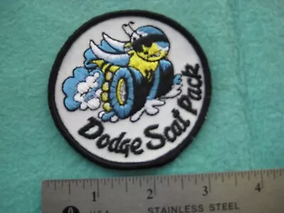 Vintage Mopar Dodge Scat Pack Racing Parts Service Uniform  Patch Set • $9.99