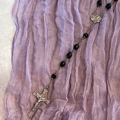 Antique Sterling Silver Rosary • $74.99