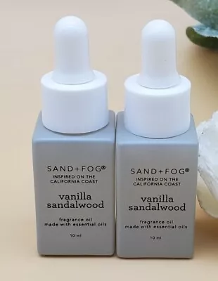 2~Sand + Fog Vanilla Sandalwood Fragrance Oil 10 ML New  • $22