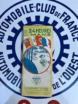 1937 Le Mans 24 Hour Programme / 1937 Programme 24 Heures Du Mans - Bugatti Win • £349.99