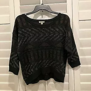 I Love H81 Women’s Black/Gold Sweater In Size Medium • $12