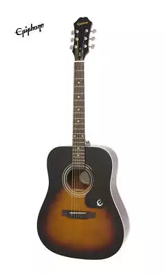 Epiphone DR-100 Dreadnought Acoustic Guitar - Vintage Sunburst (DR100) • $198.98