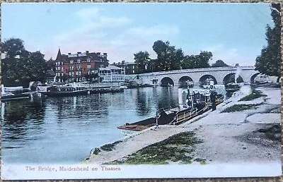 Early The Bridge Maidenhead On Thames Misch & Stock Edwardian Postcard 1900s • £1.50