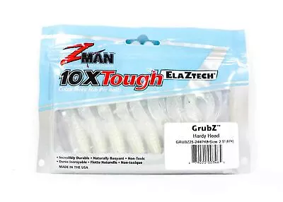 Zman Soft Lure GrubZ 2.5 Inch 8/Pack Hardy Head (3465) • $20.90