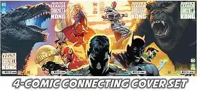 Justice League Vs Godzilla Vs Kong #1234 (connecting Cover Variant Set) • $29.99