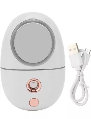 Facial Mister Handy Mist Sprayer 35ml Portable Face Steamer Mini USB (White) • $12.20