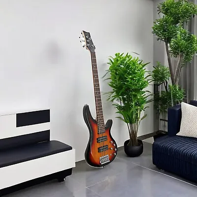 Sunset Color GIB Electric Bass Guitar - 5 String H-H Pickup Full Set • $118.95