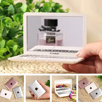 Cute Mini Laptop Macbook Air Style Pocket Makeup Mirror Portable Notebook Travel • $8.99