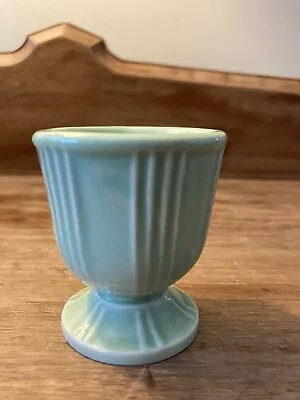 Vintage Hankscraft Double Sided Ribbed Egg Cup Light Green • $8.99