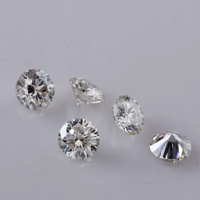 2 Ct Natural White Diamond 5 Mm 5 Pcs Round Cut VVS1 D Grade Certified DM61 • $22.49