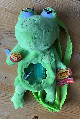 £5 • Buy Chupa Chups Lollipops Green Frog Novelty Backpack Bag Soft Plush Toy 12” W/ Tags