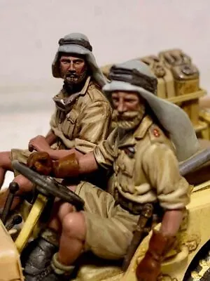 1/35 Scale WW2 British LRDG Jeep Crew #1 • £18.99