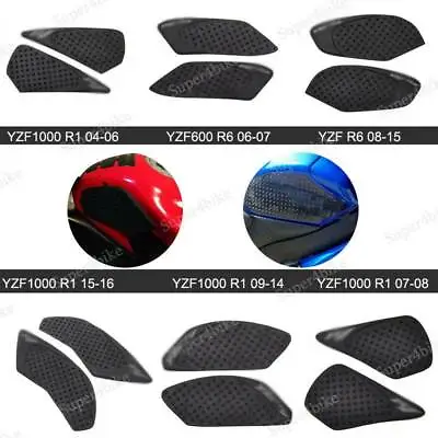 Motorcycles Accessories Anti Slip Tank Side Pad Sticker Side Gas Knee For YAMAHA • $13.64