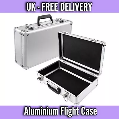 Large Aluminium Flight Hard Case Tool Box Carry Foam Storage DJ Camera Box Gift • £32.98