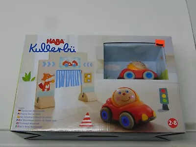 Theme Set Car Wash Haba Kullerbri Wood Toys  EZ491 • $24.95