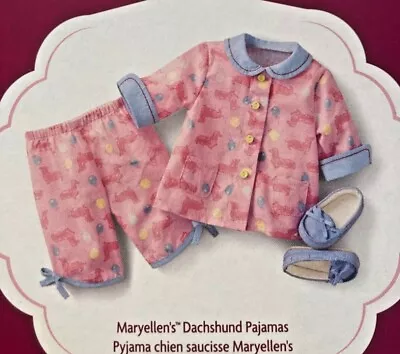 American Girl Maryellen's Dachshund Pajamas PJ's NIB  • $83.86