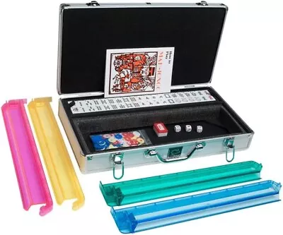 Free Shipping! Open Box! White Swan American Mahjong - Modern Pushers - Silver • $115