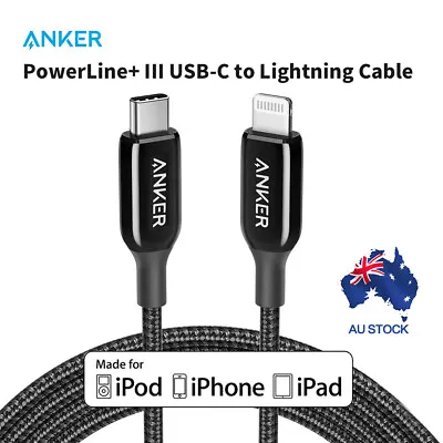 $39.95 • Buy Anker USB C To Lightning Cable (1.8m)Powerline+III MFi Certified Lightning Cable