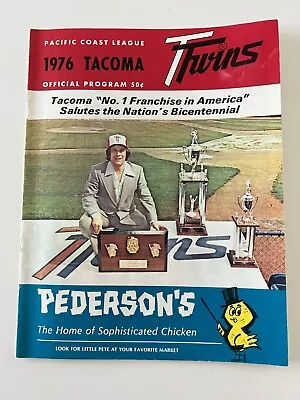 1977 Tacoma Twins (Minor League Baseball) Program • $18