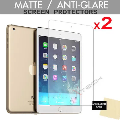 2 Pack Of ANTI GLARE MATTE Screen Protector Guard Covers For Apple IPad Mini 3 2 • £2.95