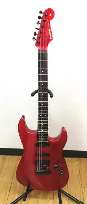 Fernandes Electric Guitar THE FUNCTION Stratocaster Red WGig Bag Used USED • $405.57