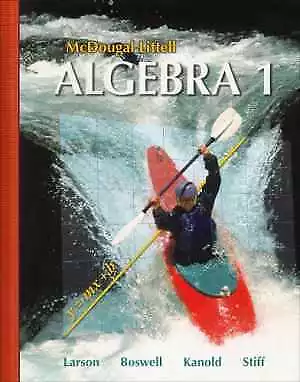 McDougal Littell Algebra 1 (McDougal - Hardcover By MCDOUGAL LITTEL - Good • $14.93