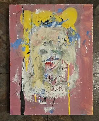 Original Canvas Abstract Painting  We're All Gunna Be Big Stars  Marilyn Monroe • £49.99