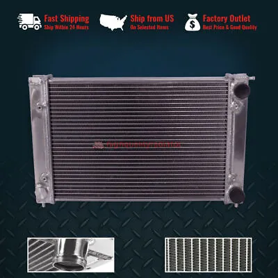 All Aluminum Radiator For 1980-1987 Volkswagen Caribe/1983-1984 Rabbit MT 2Rows • $117.99