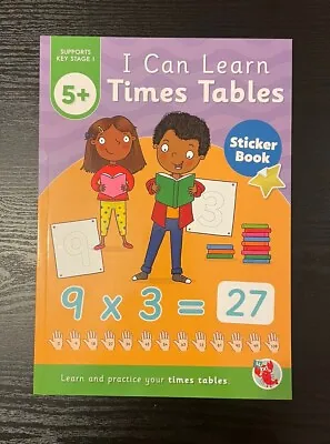 I Can Learn Times Table Sticker Book(Paperback 2022) • £4