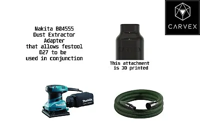 Makita B04555  Corded Sander Festool D 27 Dust Extractor Converter Attachment • £11.99