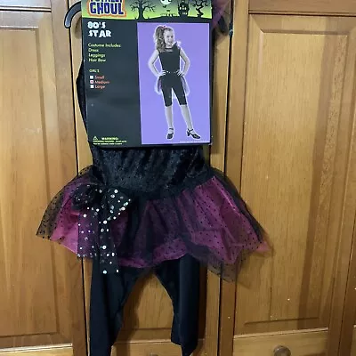 New Girls Med Totally Ghoul 80’s Star Costume • $18