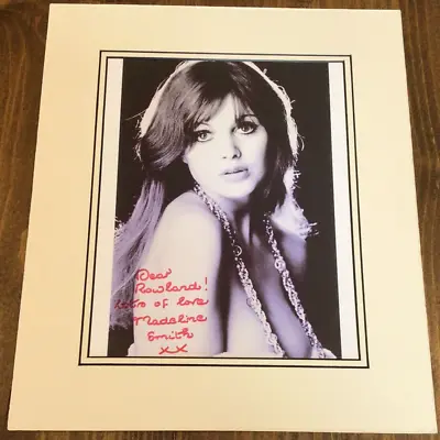 Sexy Madeline Smith Signed Photograph Sheet 11.75x8.25 Inches The Vampire Lovers • £10