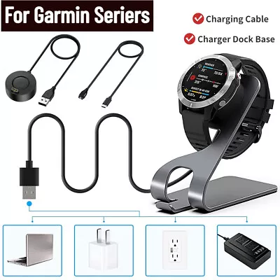 Charger Dock Stand Charging Cable For Garmin Vivoactive 4 3 Venu SQ 245 265 965 • $5.69