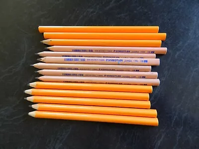 Used & New Staedtler Natural Graphite Pencil Jumbo 119N 2B HB & Unbranded 14pcs • $12