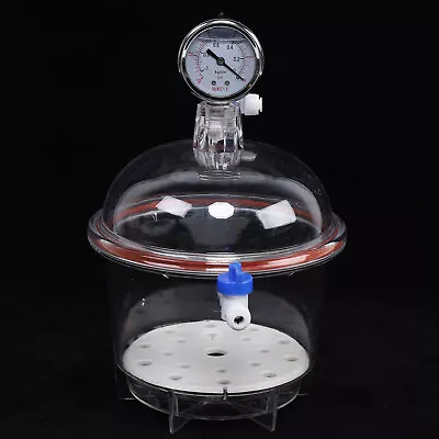 $64 • Buy Laboratory Desiccator Vacuum Jar Dessicator PP/PC Vacuum Dryer 150mm With Lid