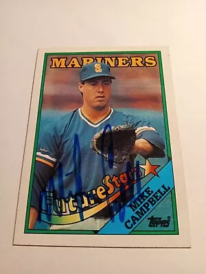  1988 Topps #246 Mike Campbell RC Signed Autographed Seattle Mariners • $5