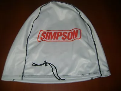 Motorcycle Helmet Bag Microfiber Simpson Helmet Bag Carry Helmet White Race Car • $15.99